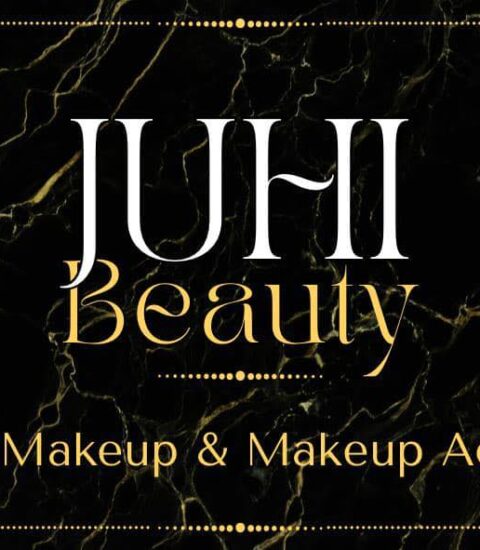 Professional bridal makeup transformation at Juhi B Makeup Studio and Academy