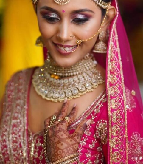 Bridal Makeup and Hairstyling by ISH Professional.