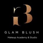 Student practicing bridal makeup at Glamblush Academy Mumbai